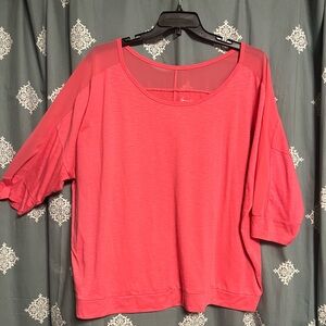 Lane Bryant size 22/24. Sheer on top of sleeves, 3/4 lg sleeves. Like new!